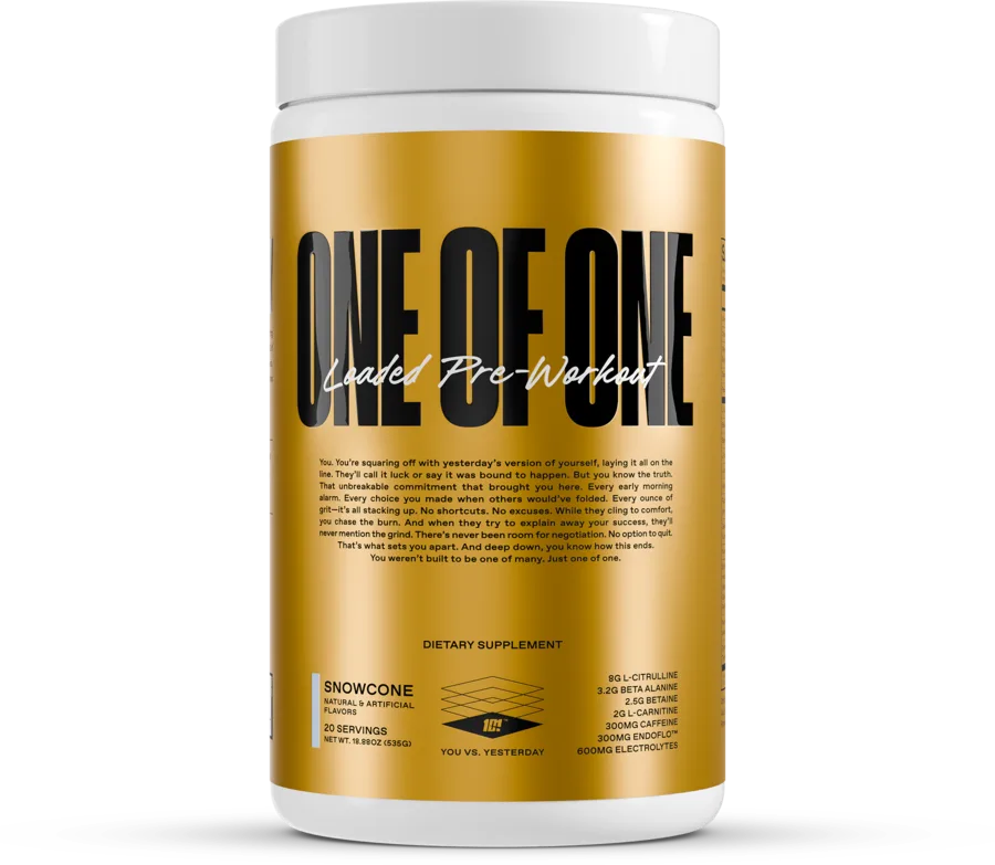 ONE OF ONE Loaded Pre-Workout, Snowcone