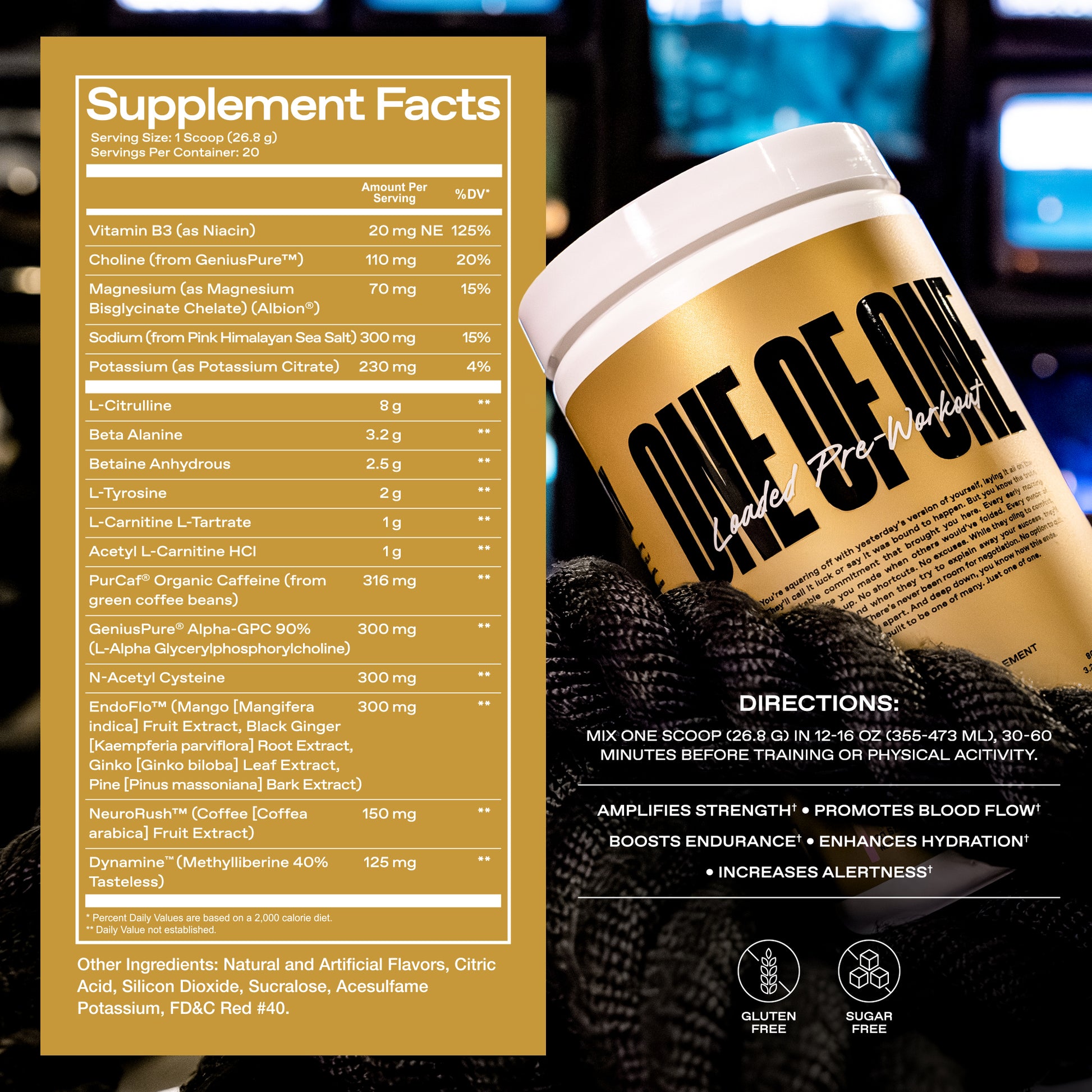ONE OF ONE Loaded Pre-Workout1